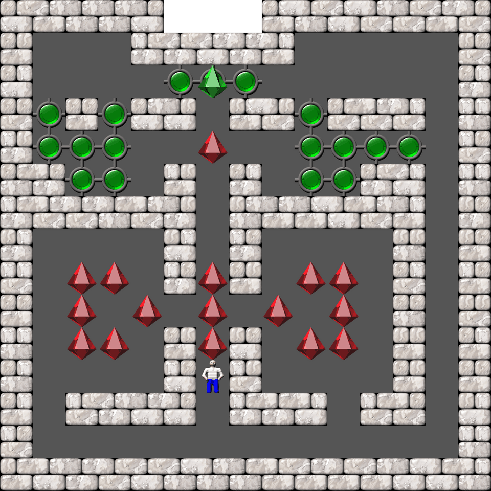 Sokoban Mass Remodel level 1153